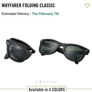 Ray Ban folding sunglasses